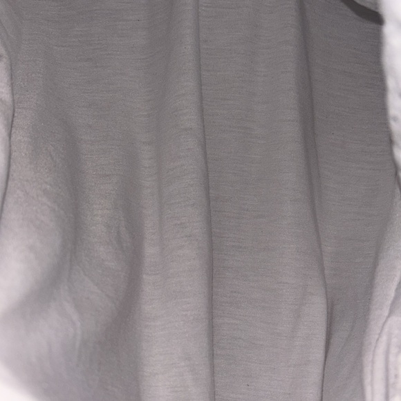 EC JM Collection women’s white blouse Petite RN 114068lace texture overlay look - Picture 7 of 9